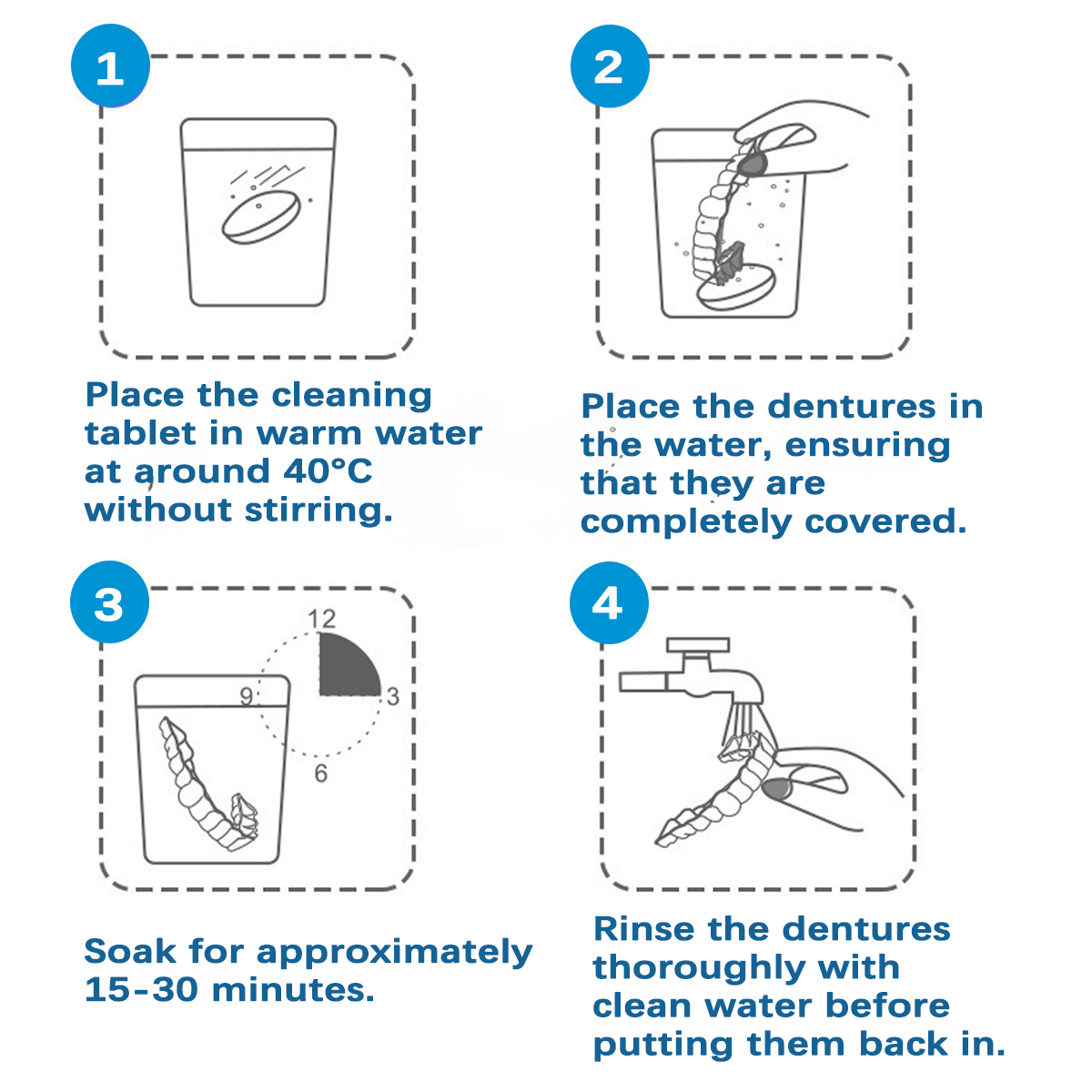 Cvreoz®Denture Cleaning Tablets