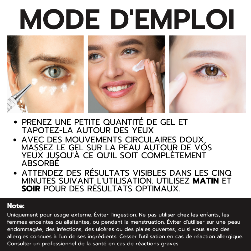 WE.Beauti™ Gel Éveil des Yeux à la Niacinamide