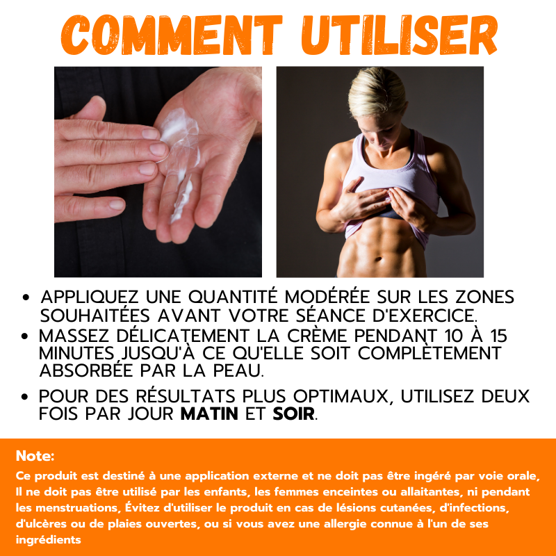 Dobshow™ Crème Sculptante pour Abdos