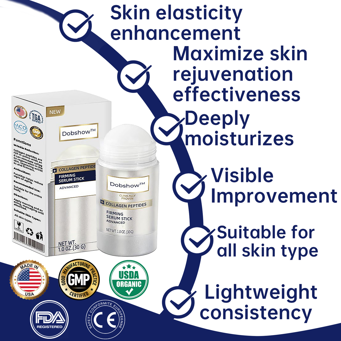 đđDobshow⢠Advanced Collagen Peptides FIRMING SERUM STICK