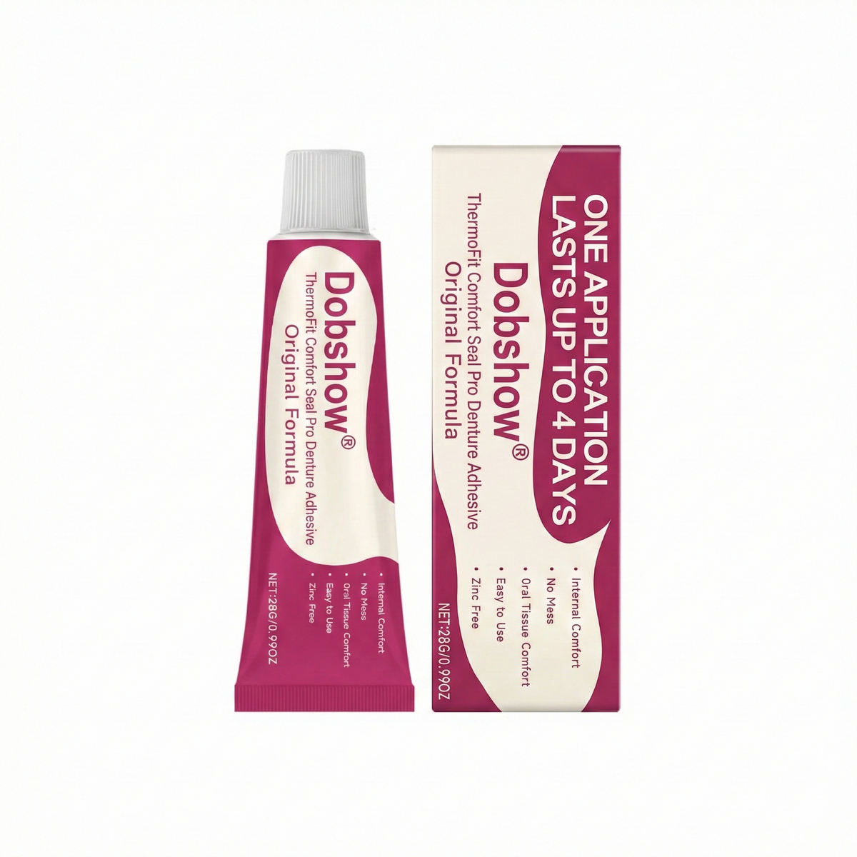 Dobshow® ThermoFit Comfort Seal Pro Denture Adhesive