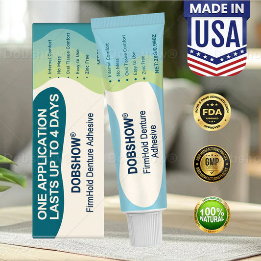 🔥LIMITED SPECIAL OFFER🔥Dobshow® FirmHold Denture Adhesive