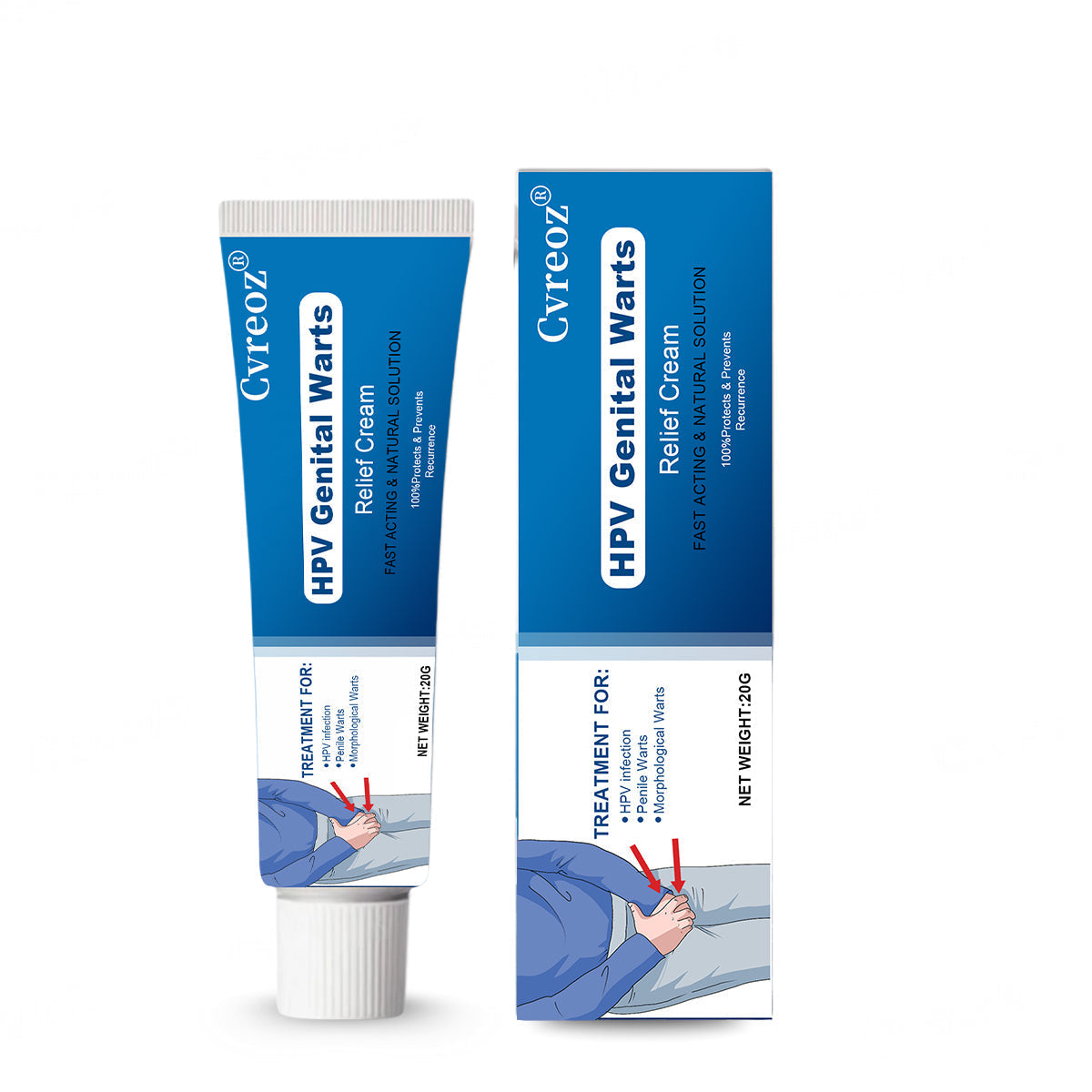 Cvreoz® HPV Genital Warts Relief Cream