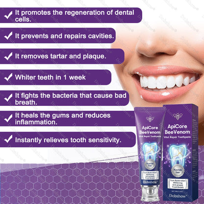 `🐝 Dobshow® ApiCore BeeVenom Vital Repair Toothpaste