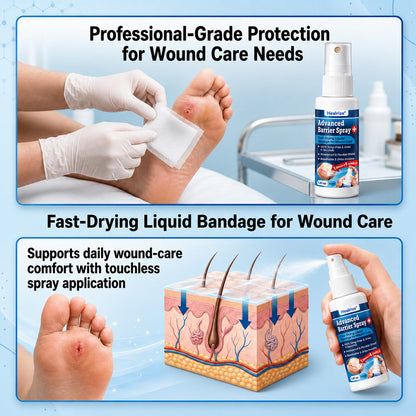 👨‍⚕️🩹Healrize® Advanced Barrier Spray | Fast-Drying Liquid Bandage for Wound Care
