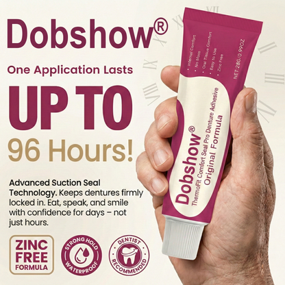 Dobshow® ThermoFit Comfort Seal Pro Denture Adhesive