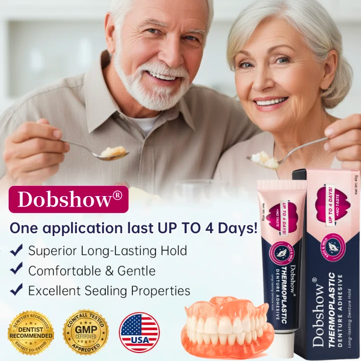 🔥LIMITED SPECIAL OFFER🔥 Dobshow® Thermoplastic Denture Adhesive - All Day Secure