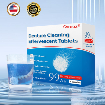 Cvreoz® Denture Cleaning Effervescent Tablets
