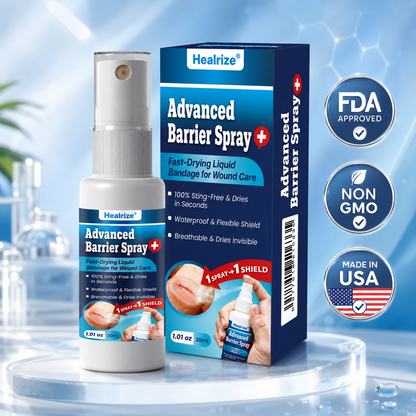 👨‍⚕️🩹Healrize® Advanced Barrier Spray | Fast-Drying Liquid Bandage for Wound Care