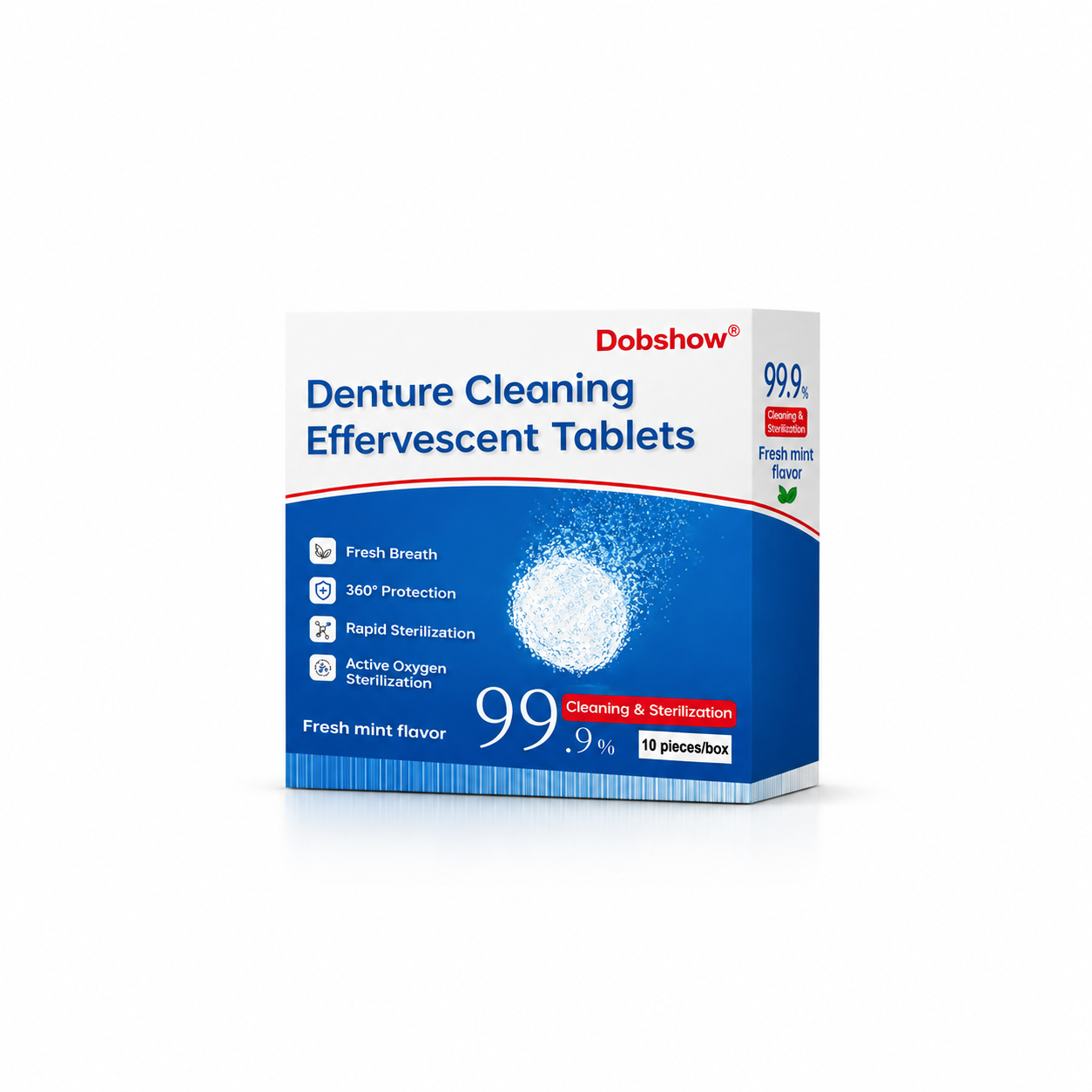 Dobshow® Denture Cleaning Effervescent Tablets