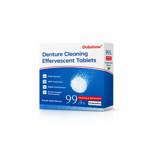 Dobshow® Denture Cleaning Effervescent Tablets