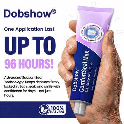 Dobshow® ComfortSeal Max Denture Adhesive (Ultra Max Hold)