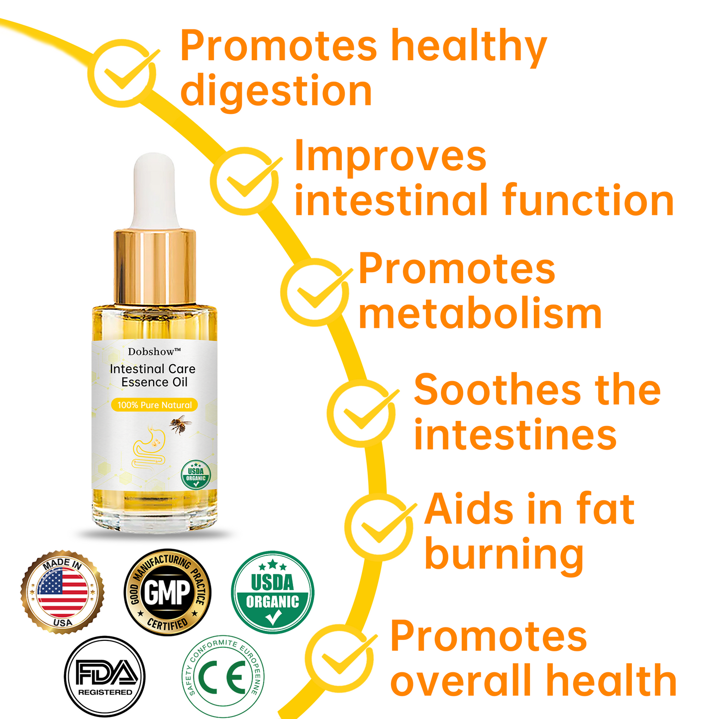 🐝 Dobshow™ BEE VENOM Intestinal Care Essence Oil 🐝