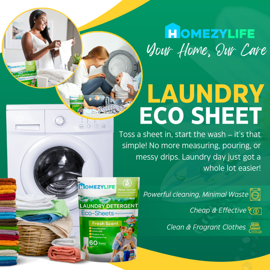 Homezy Life™ Laundry Eco Sheets